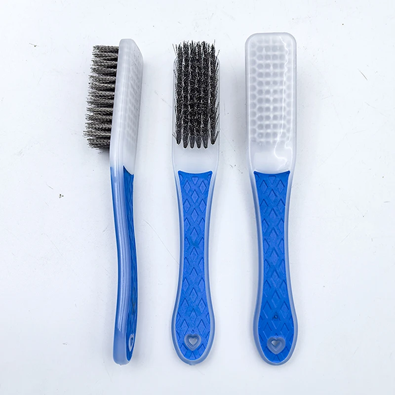 

Heavy Duty Stainless Steel Wire Brush With Comfortable Plastic Handle Perfect For Removing Rust, Welding Slag, Dirt, And Paint