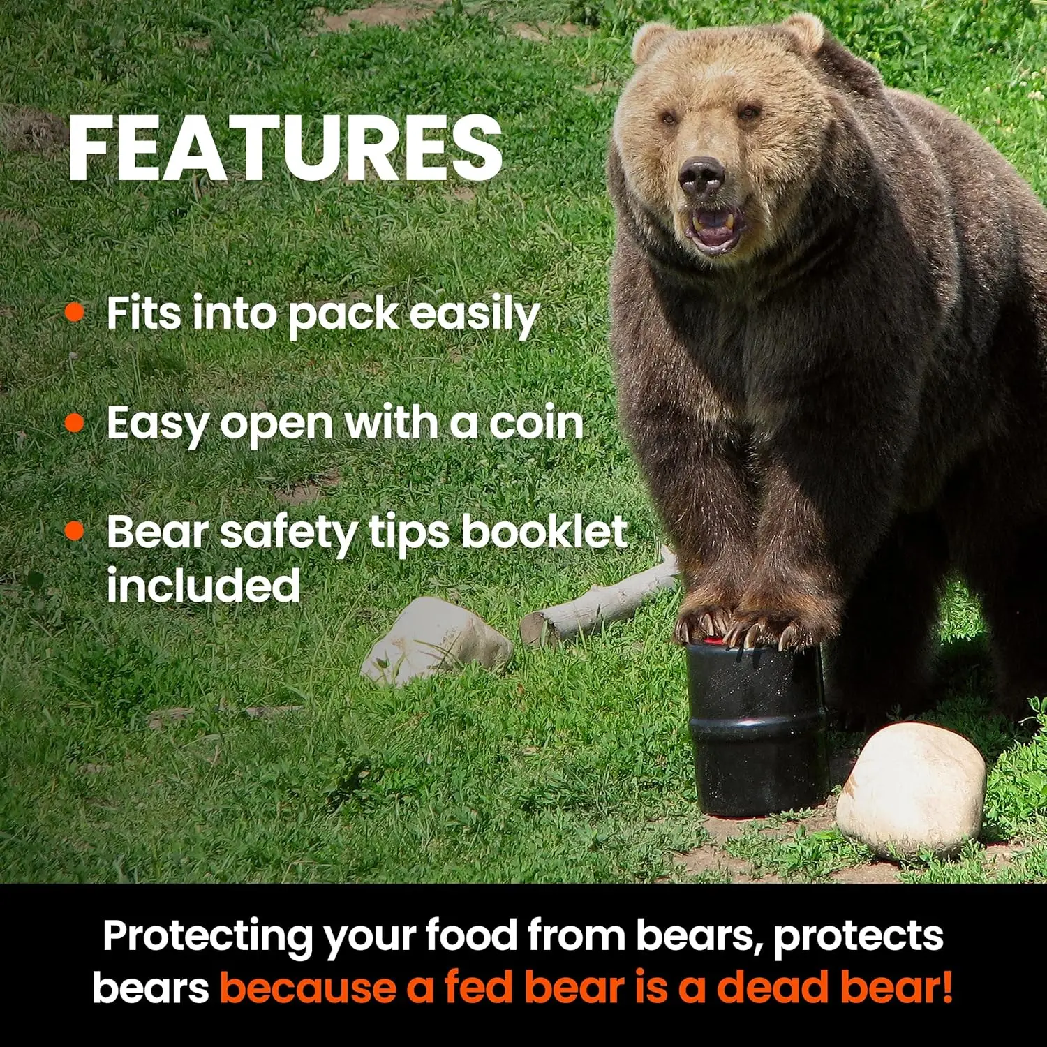 Lightweight Bear-Proof Food Ca - Bear Canister ulasan dan harga
