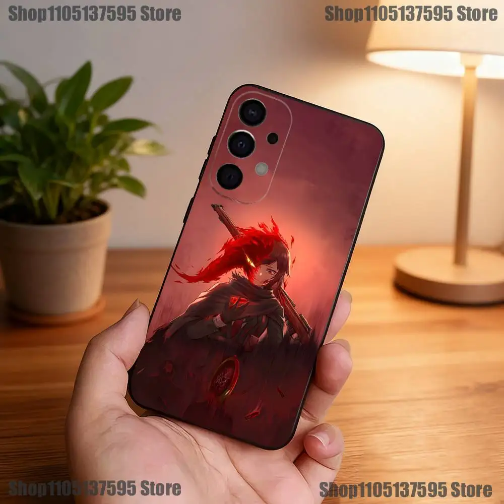 L-Limbus Company Game Phone Case For Samsung S25,S24,S21,S22,S23,S30,Ultra,S20,Plus,Fe,Lite,5G Black Cover