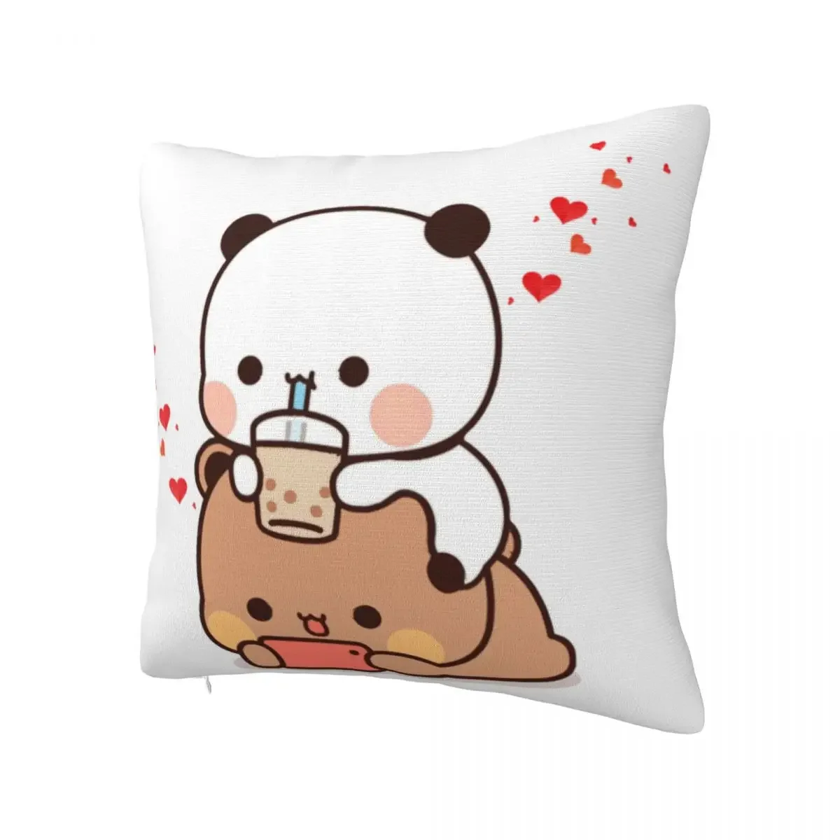 Bubu Dudu Pillow Cover Cartoon Bear Soft Pillow Case Cushion Cover Morden Custom Pillowcases For Sofa Home Decoration