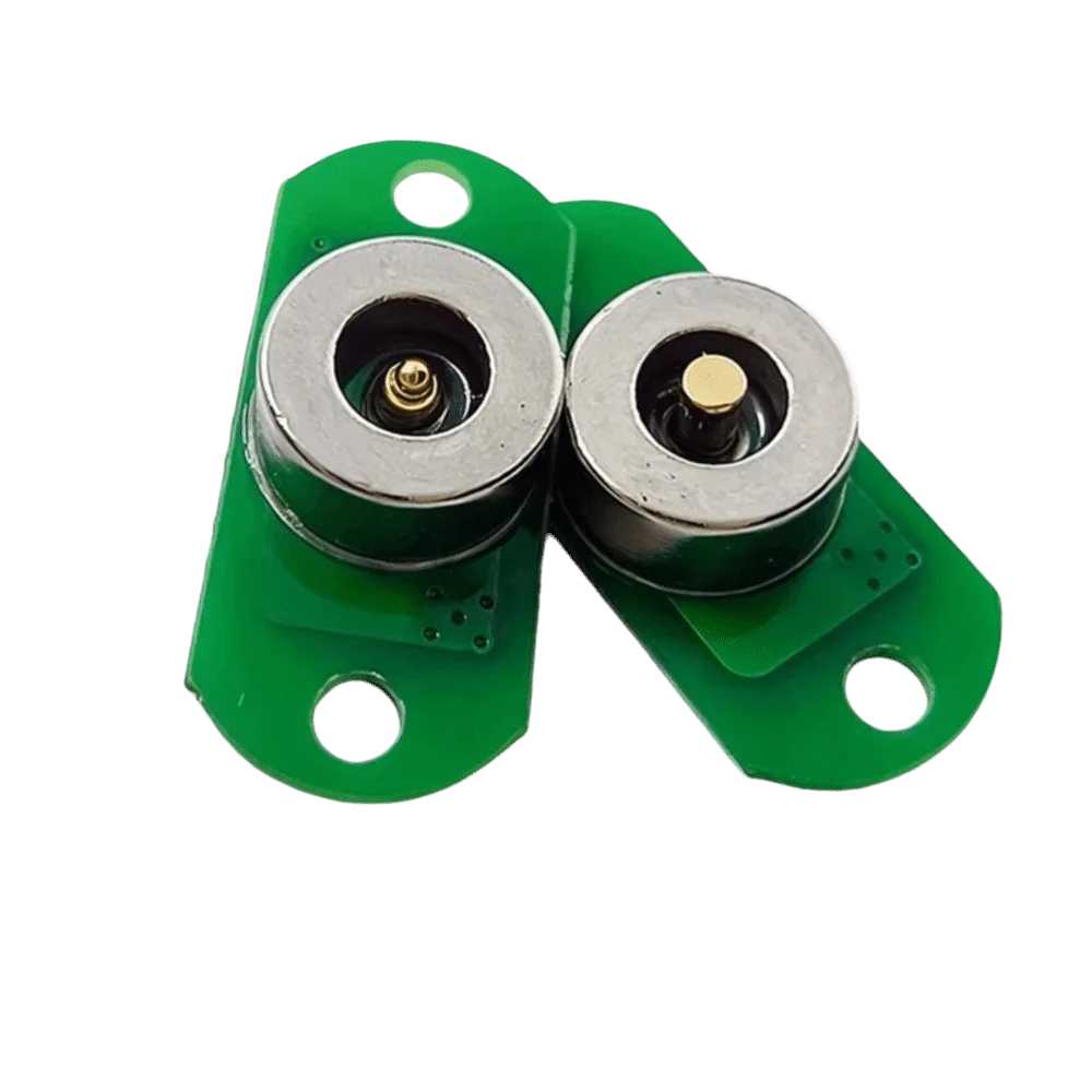 1/2 PCS 7mm Round 3A DC Magnetic Pogo Pin Connector Strong Magnetic Mountable Round Magnetic Male Female Connector