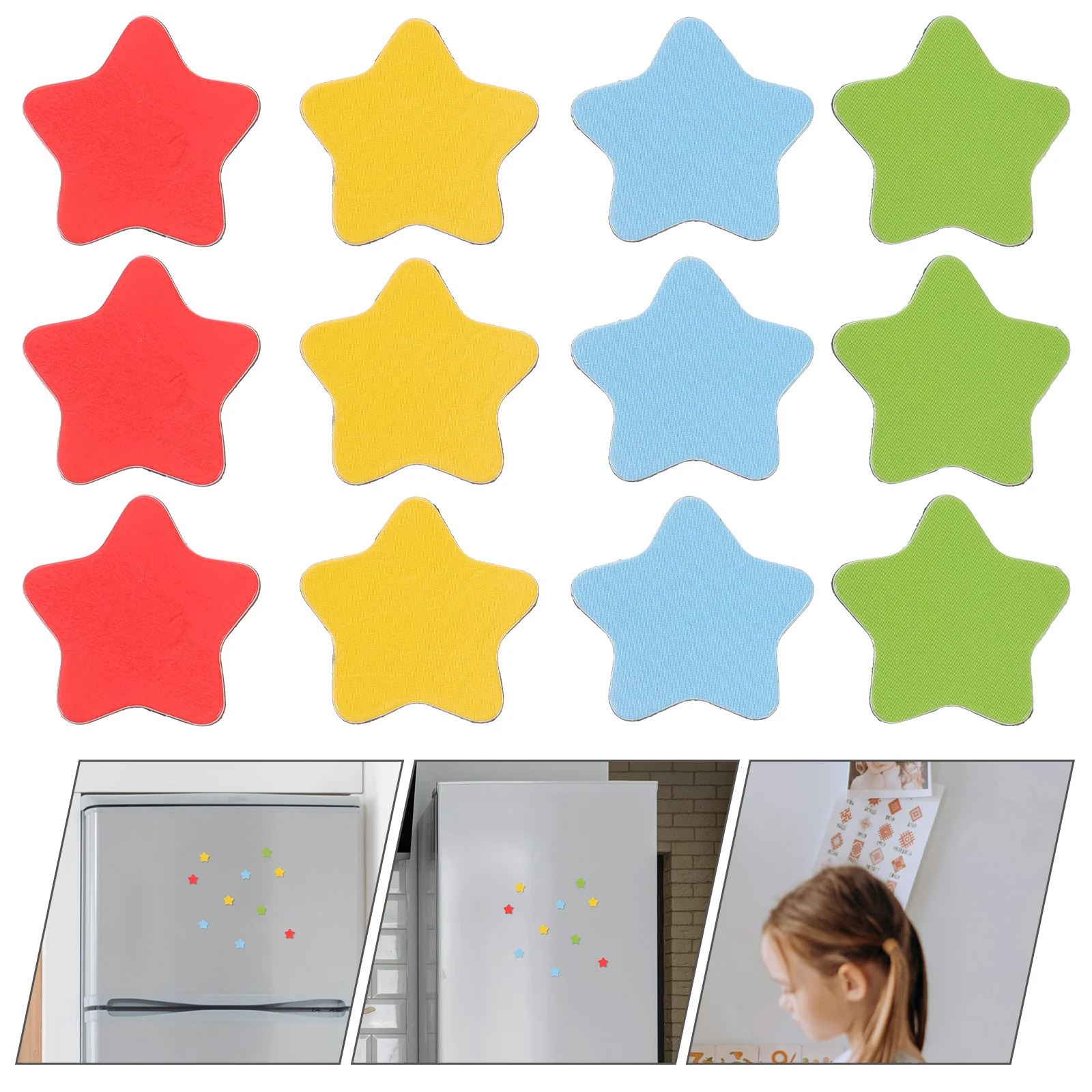 80 Pcs Fridge Magnets for Star Decorate Board Magnetic Decorations Classroom Office