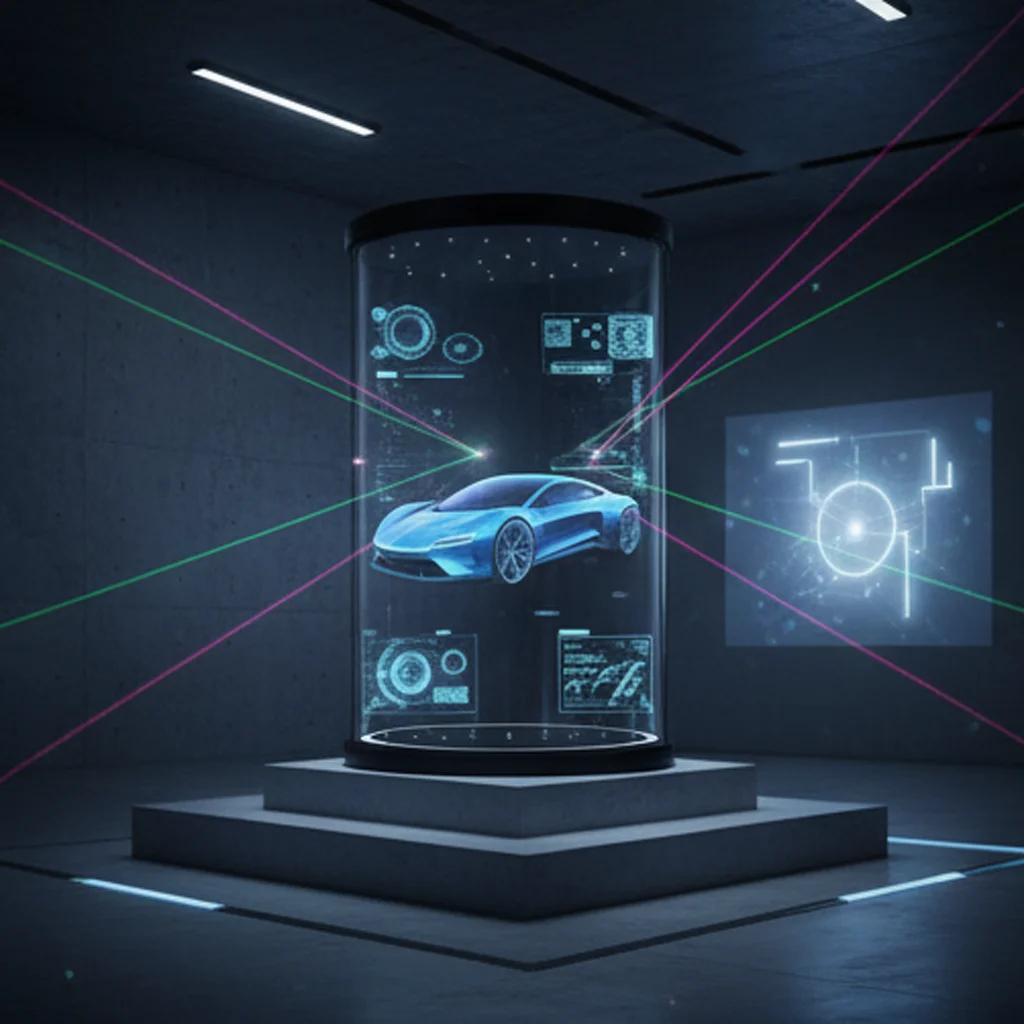 Immersive 75-Inch Dynamic Hologram Display Tube for Retail OEM Education Use