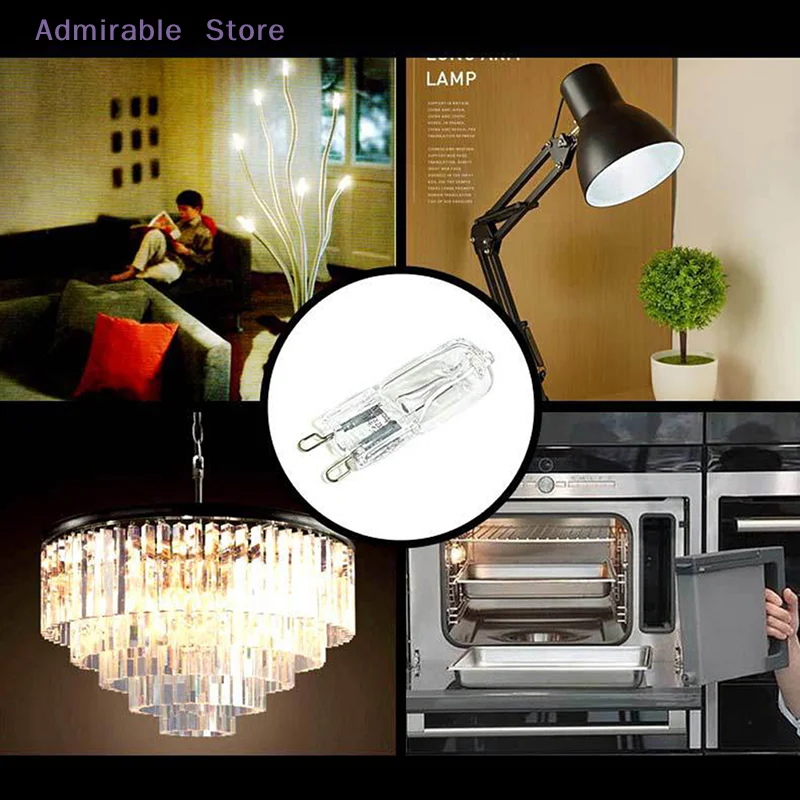 wHot 40W G9 Oven Light High Temperature Resistant Halogen Bulb Lamp For Refrigerators Ovens Fans