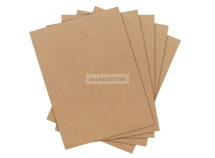 

1mm Thickness SIze A4 Kraft Paper Chipboard Cardstock Thick Card Cardboard For Cardmaking DIY Craft Scrapbook