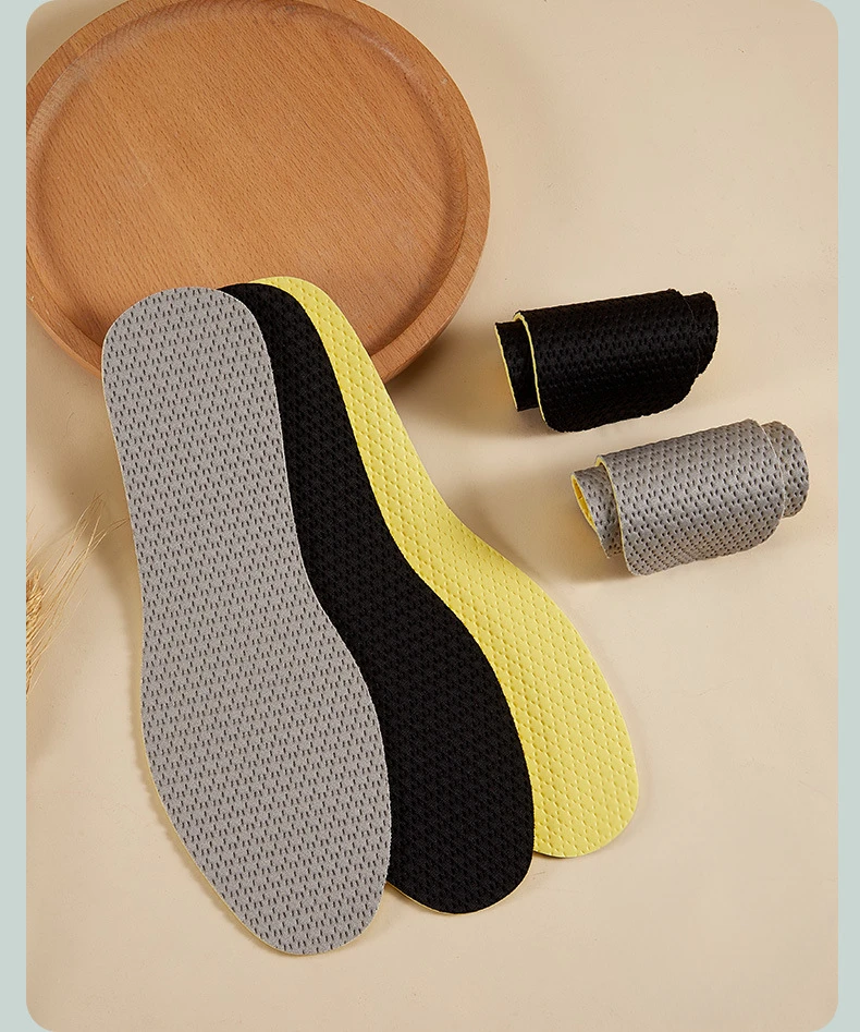 Memory-Schaum-Einlegesohlen für Schuhe, atmungsaktiv, Deodorant, Laufen, Sport-Einlegesohle für Füße, rutschfeste Vorlage, weiche, bequeme Schuhsohle – Detail 18