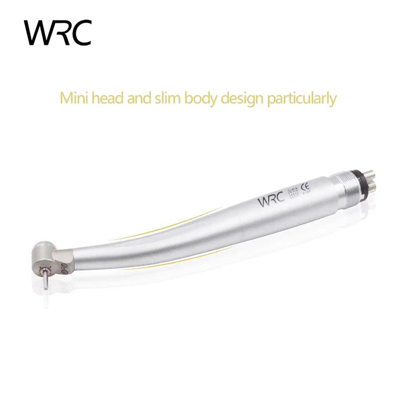 High Speed Dental Handpiece Mini LED Handpiece Air Turbine E Generator Mini Head 4 water spray Dentist Instrument