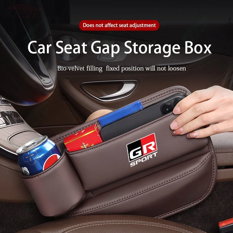 

Car Leather Seat Gap Storage Box Decoration Storage for Toyota Corolla Hilux Camry Land Cruiser Corolla Cross Yaris 4Runner CHR