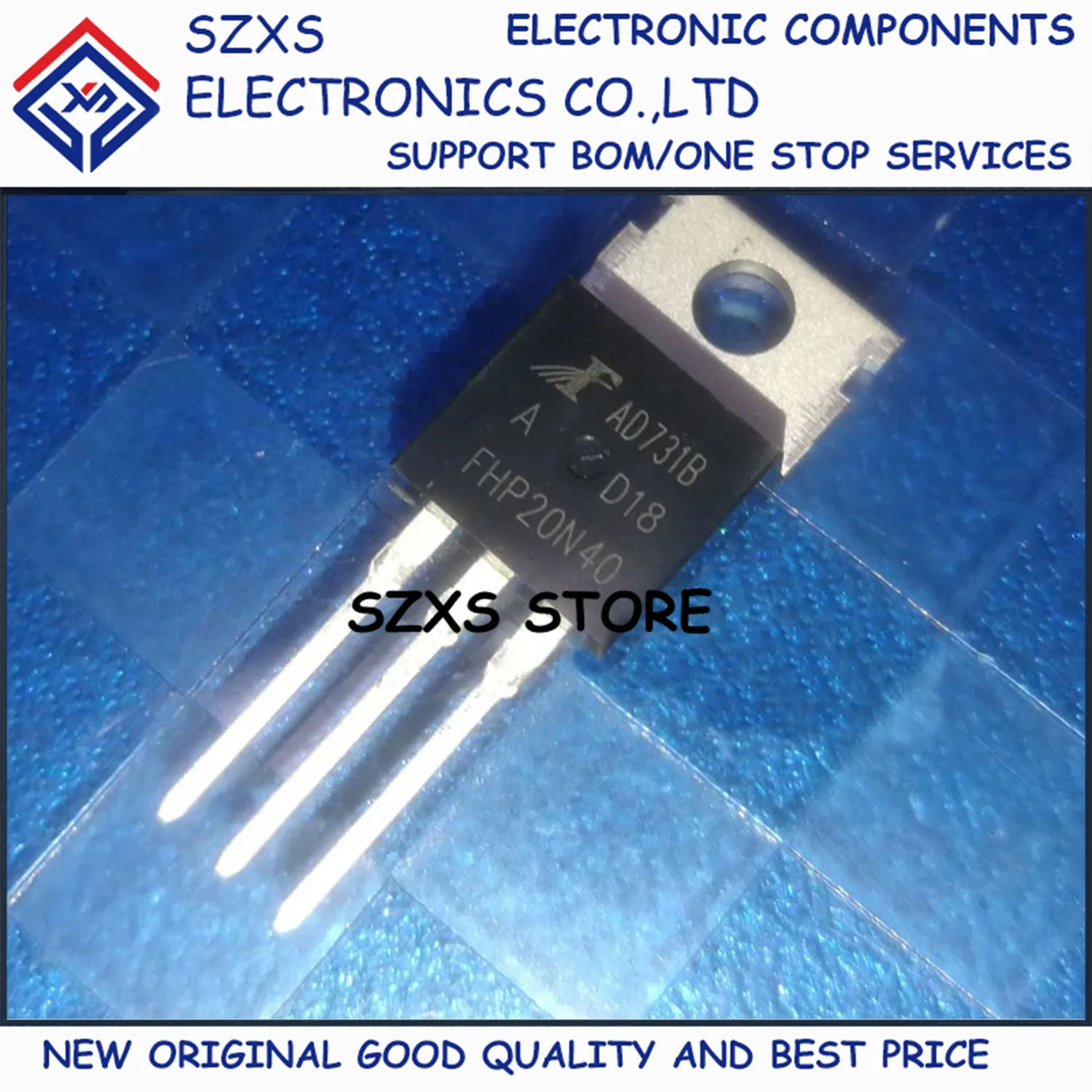 

New Original 10Pcs FHP20N40 TO-220 400V 20A MOSFET Field Effect Transistor In Stock Electronic Components Good Quality