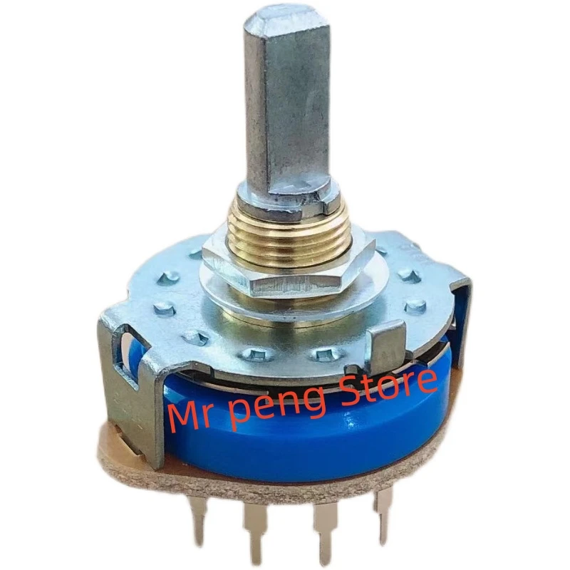 1pcs SRRM for ALPS power player sound source signal switching rotary band switch 2 blade 6 speed