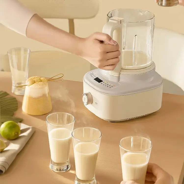 New small household juicer with automatic wall breaking machine, no residue soy milk machine, soundproof cover, rice paste