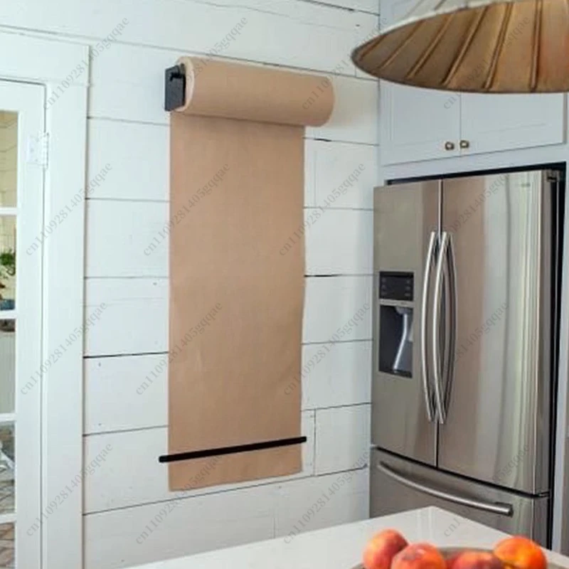 Modernes Design Wandmontierte Handzeichnungs- und Maltafel aus Kraftpapier für Nachrichten, Loft-Café-Menüs, Kinder-Zeichenpapierhalter – Detail 4
