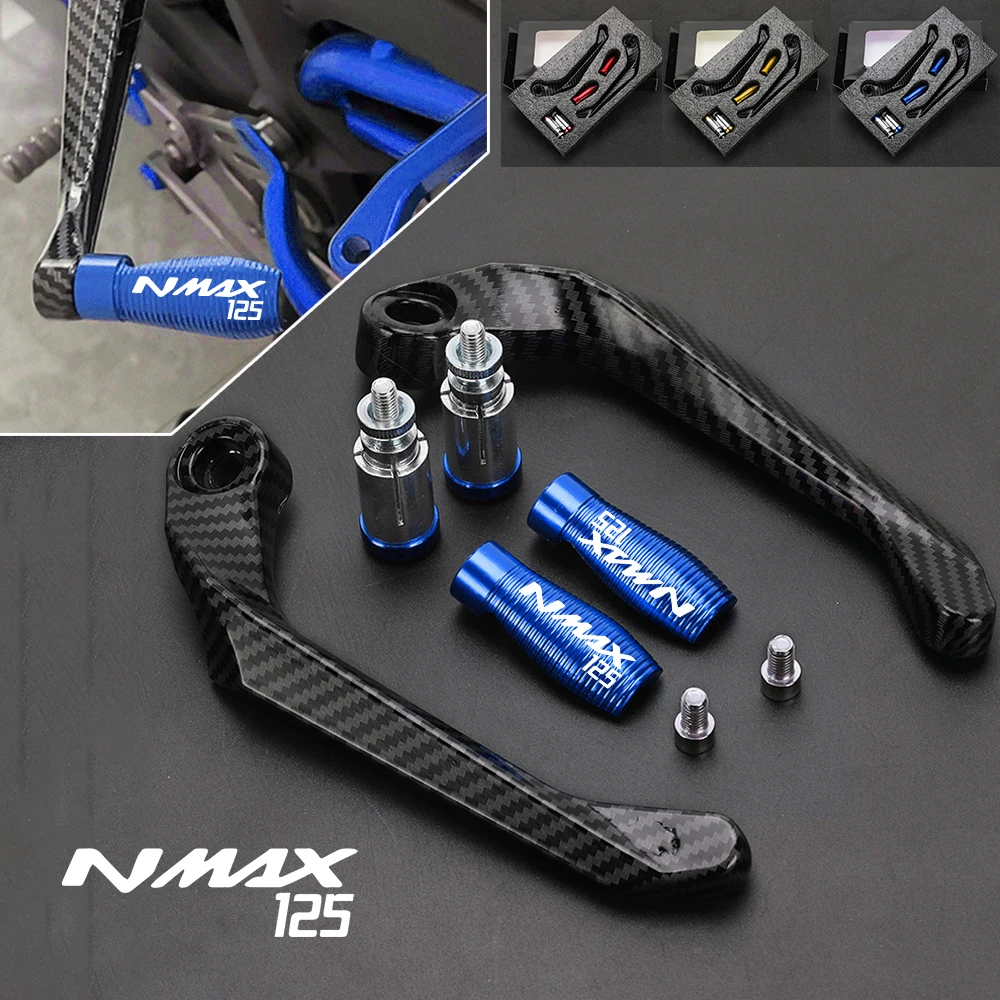 For YAMAHA NMAX125 N-MAX NMAX 125 2015-2024 2023 2022 21 Motorcycle Handlebar Grips Brake Clutch Levers Guard Protector Handgrip