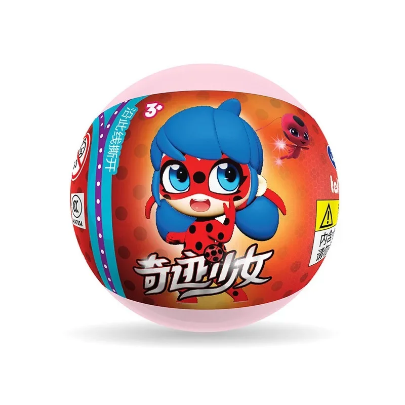 Miraculous Ladybug Cat Noir Q Version Blind Box Toys Cute Queen Bee Rena Rouge Marinette Action Figure raccogliere ornamenti regali