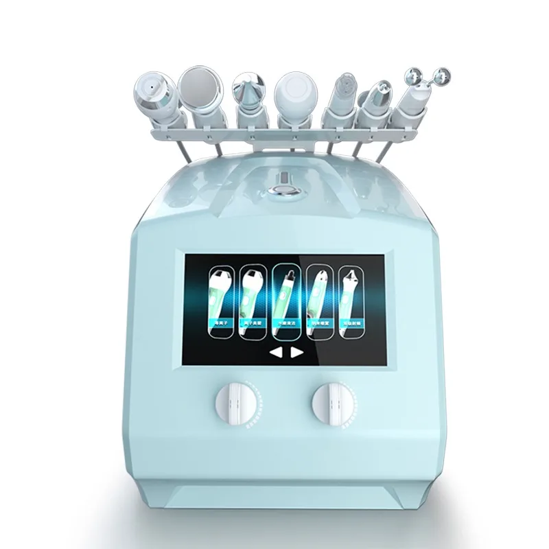 8 In 1 Hydro Multifunctional Water Jet Peel Facial Machine Deep Skin Cleansing Moisturizing Microdermabrasion Device Spa Salon