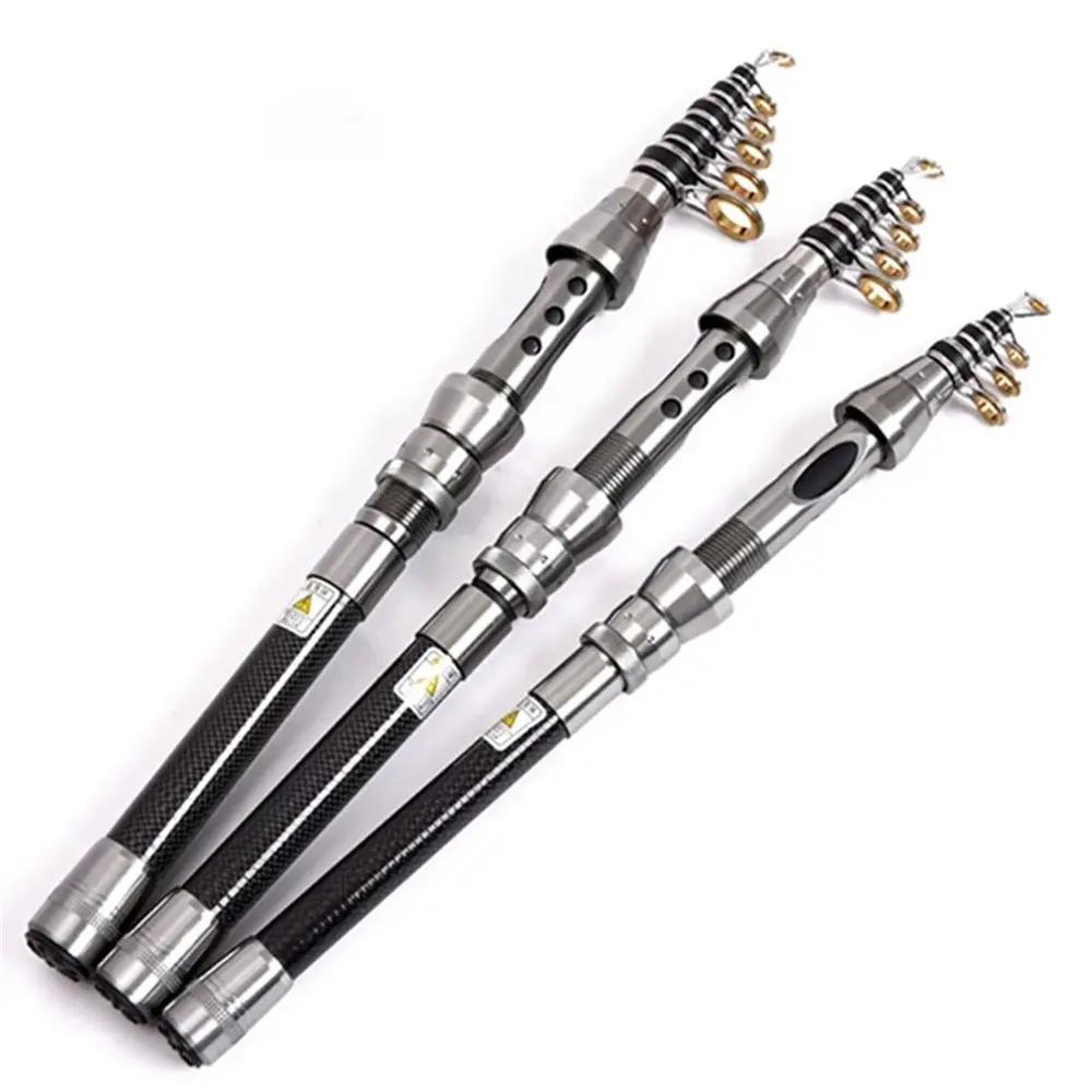 

Telescopic Fishing Rod High Carbon Fiber Spinning Carp Feeder Bait Casting Fishing Pole Tackle 1.5M 1.8M 2.1M 2.4M