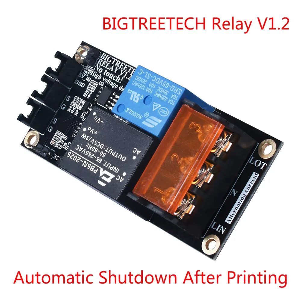 

BIGTREETECH Relay V1.2 Module Automatic Shutdown Module After Printing To SKR V1.3 PRO MINI E3 Cr10 Extruder 3D Printer Parts