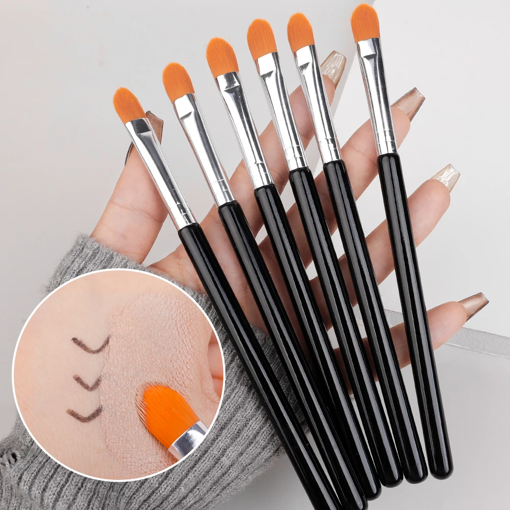 Oblate The Line Brush Ultra-thin Lipstick Eyebrow Concealer Brushes Detail Concealer Makeup Tool Lip Brow Contour The Line Brush