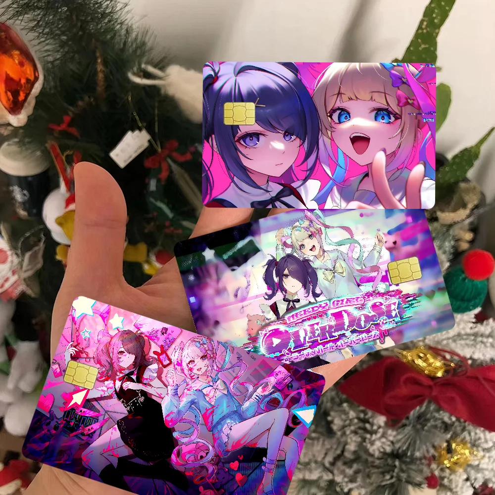 

N-needy Girl O-overdose Gamer 100% Hot Sale Amine Credit Debit Bank Card Bus Card Film Skin Sticker