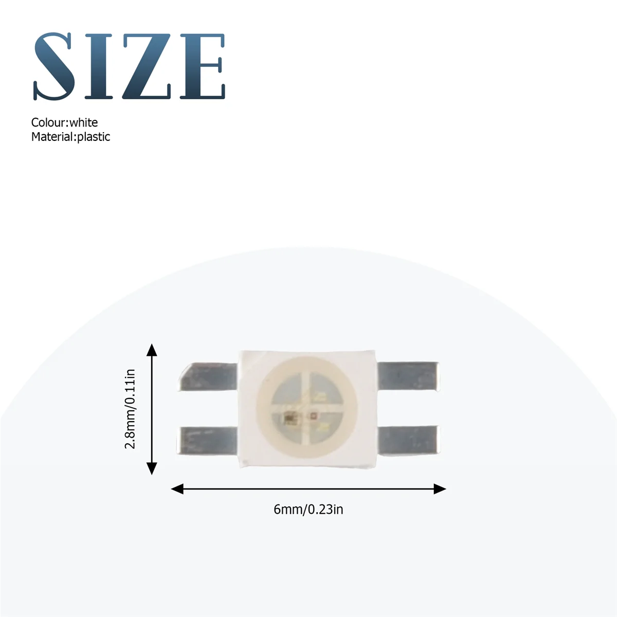 100 Stück SK6812 MINI – E RGB-LED-Chips – ähnlich wie WS2812B, DC 5 V