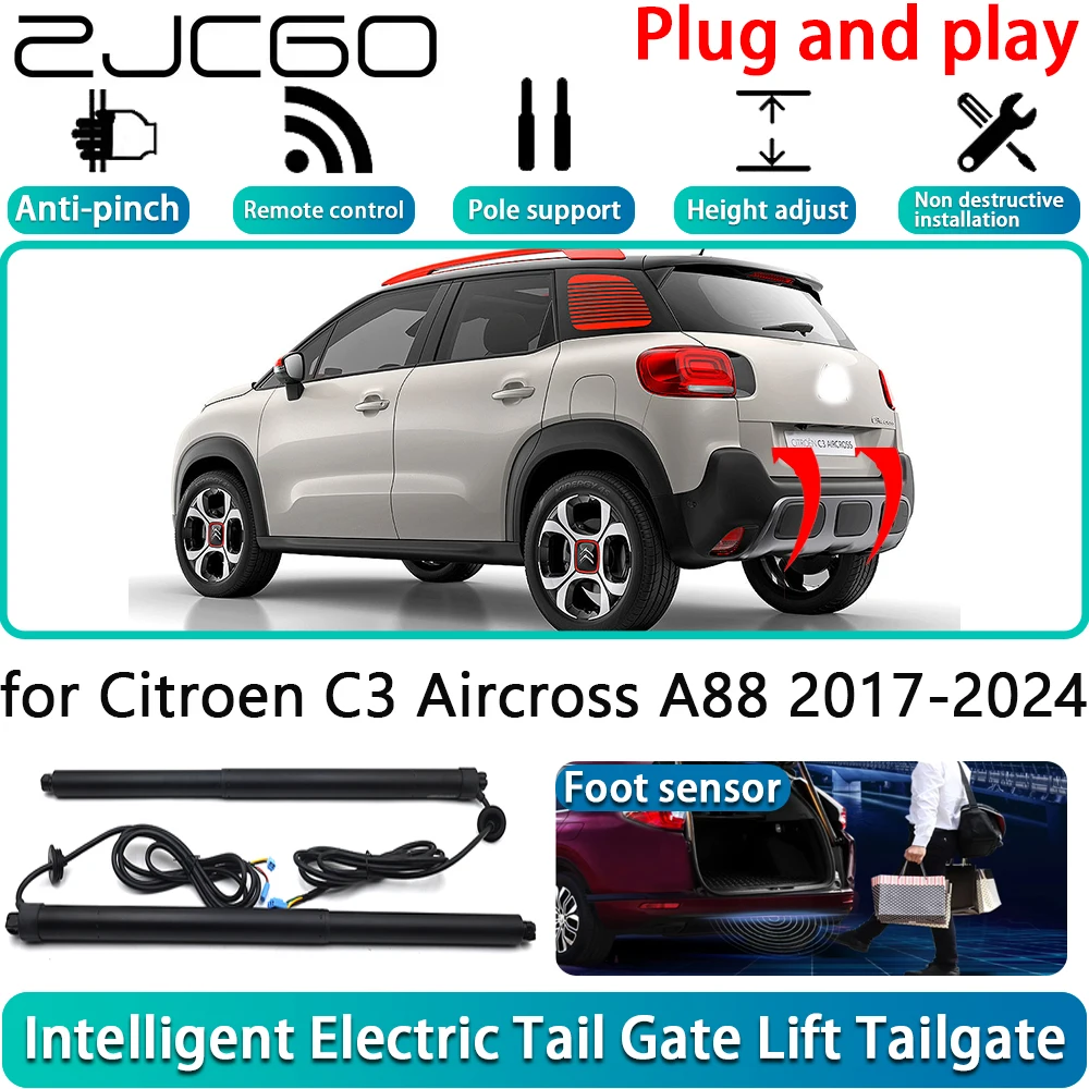 لسيتروين C3 Aircross A88 2017-2024 OEM تعمل بالطاقة الكهربائية الباب الخلفي قوة رفع نظام الباب الخلفي التلقائي مع مستشعر القدم #1