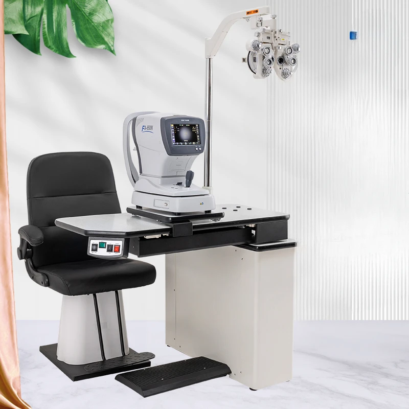 PK1002 large tabletop 103cm rotating open comprehensive optometry function electric table