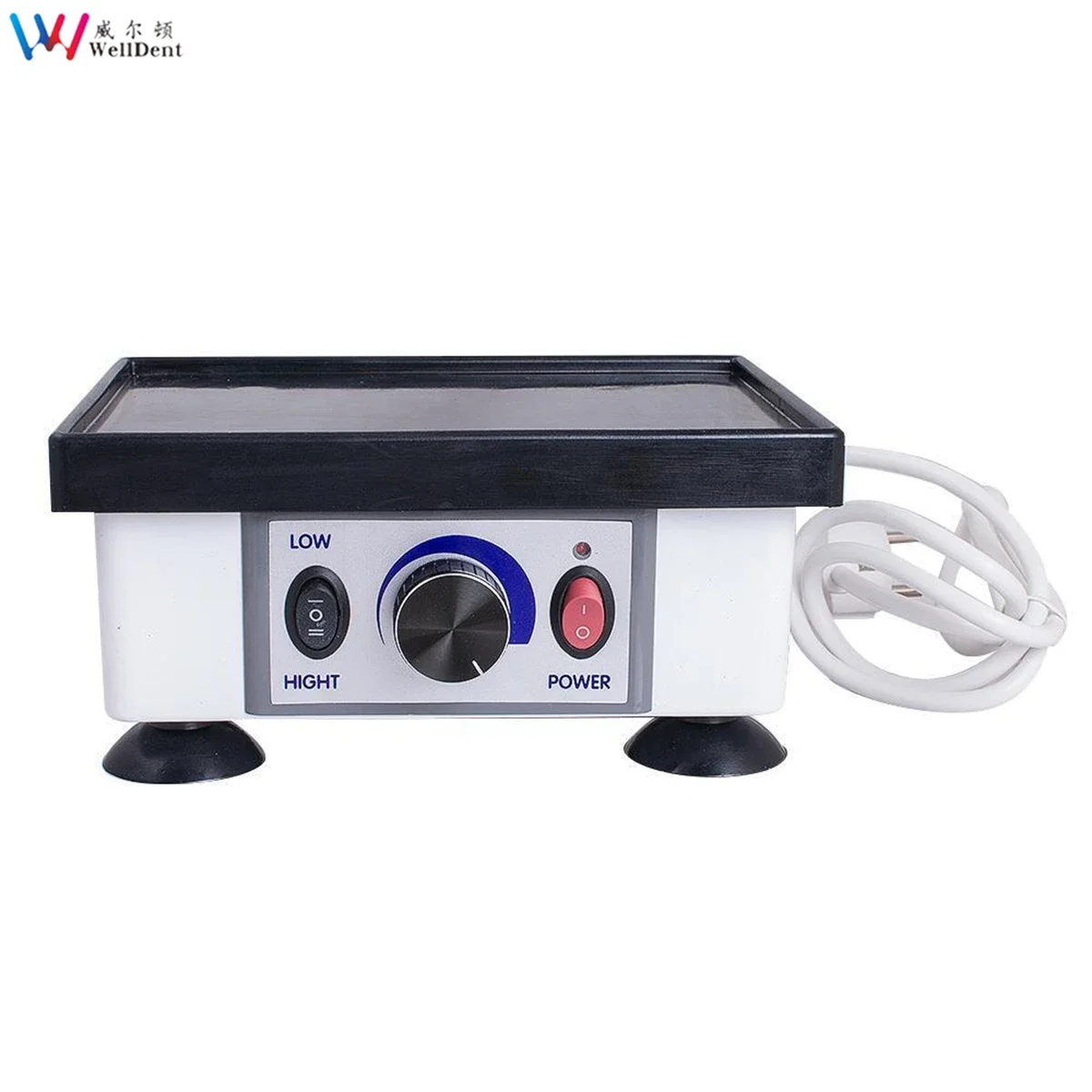 Dental Square Vibrator Dental Lab Equipment Model Oscillator Powerful Dental Vibrator Vibration Table for Gypsum