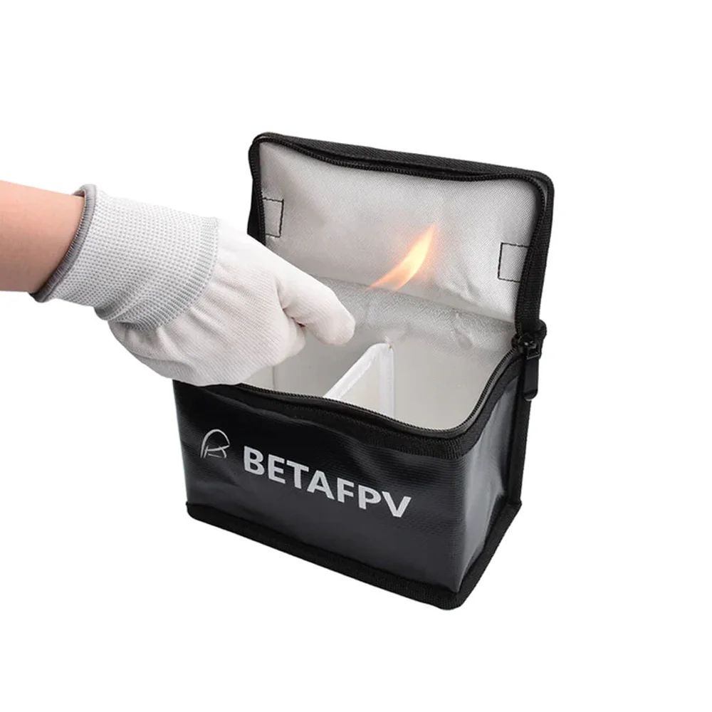 BETAFPV Lipo Batterij Veilige Tas 165*90*120mm Brandwerende Explosieveilige Tas RC Lipo Batterij Fire Safe Guard Draagbare Opslag Handtas