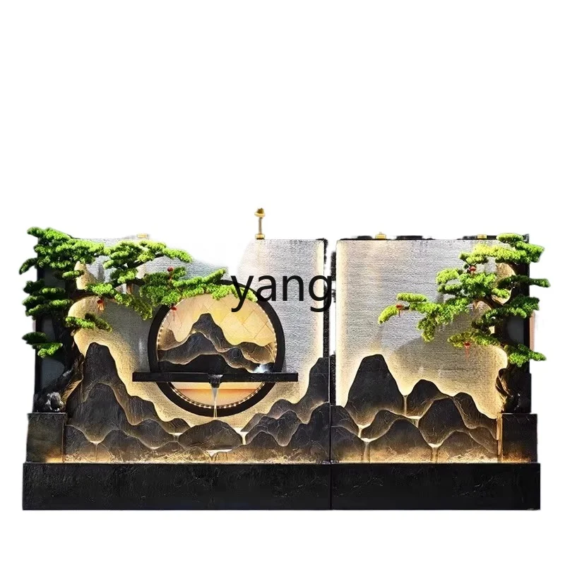 

TGF Large Landscape Wall Living Room Balcony Fountain Entrance Outdoor Courtyard Fish Pond Flowing Water Ornament