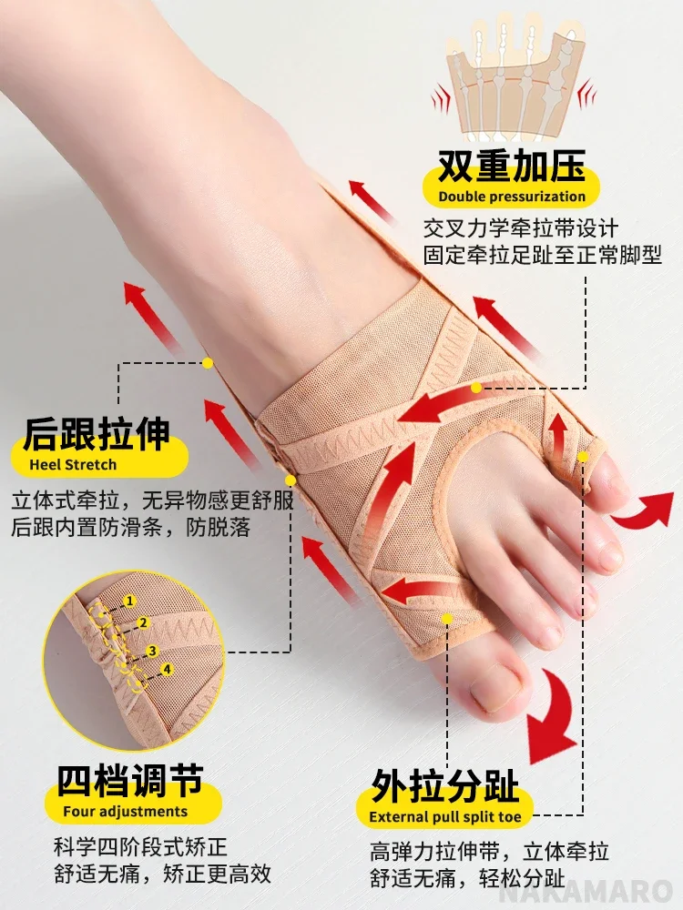 Thumb valgus, small toe, valgus toe orthotics, toe separation, correction of toe splitter, big foot bone