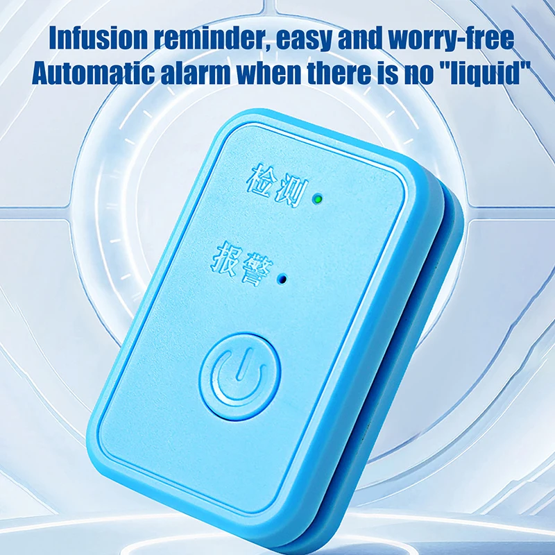 Charge-Powered Infusion Fluid Reminder Sensor – Automatic Drop-Flow Monitor with Sound Alarm, Device for Patient Care