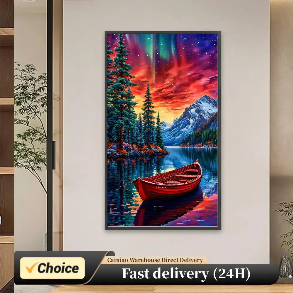 

Пейзаж 5D DIY алмазные художественные наборы для рисования 15,75x27,56 дюйма круглые полные дрели алмазные художественные картины для подарка домашний декор стен