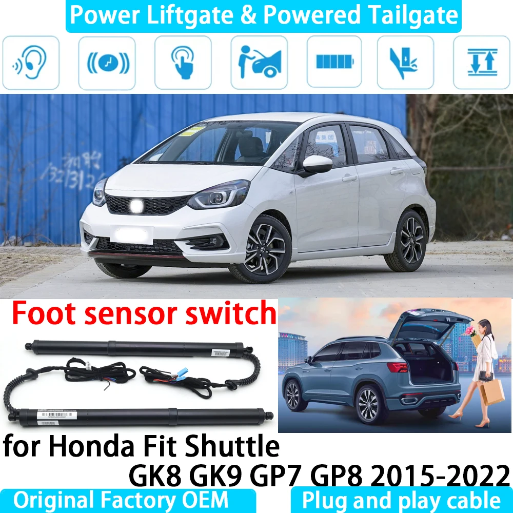 

for Honda Fit Shuttle GK8 GK9 GP7 GP8 2015-2022 Automatic Electric Power Liftgate Powered Tailgate Strut Tail Gate