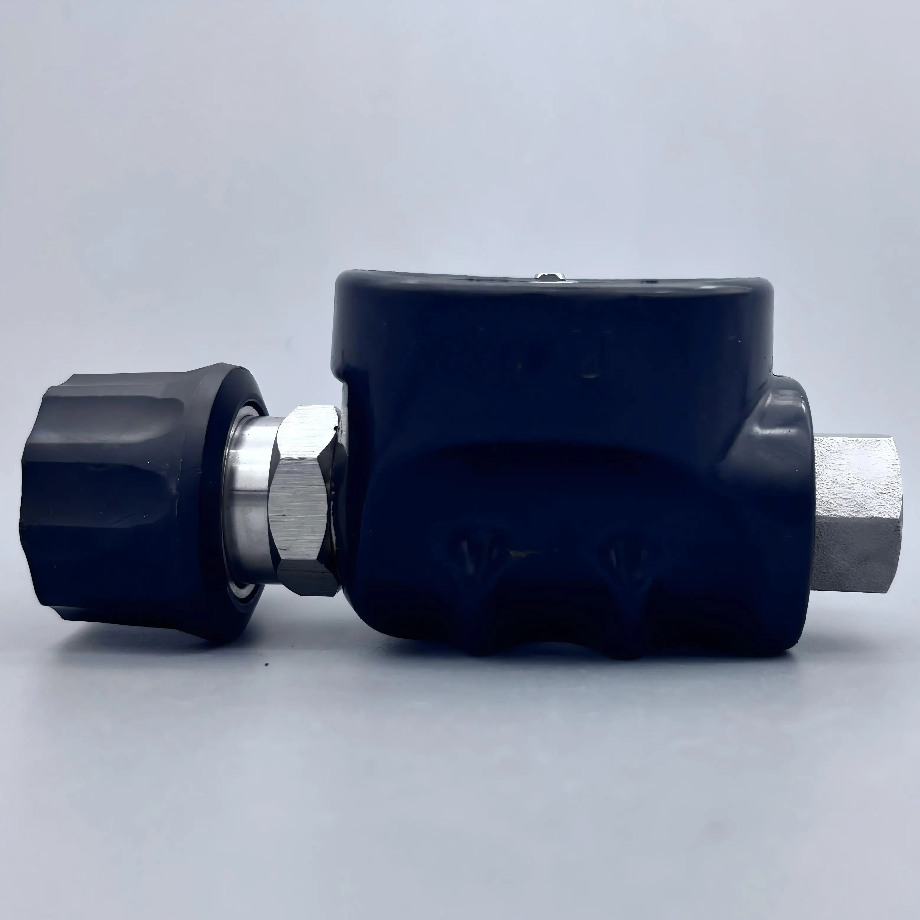 New Rubber Coated Ball Valve 304 Stainless Steel with Rubber Coated QC Outlet Model 700602 for High Pressure Cleaning