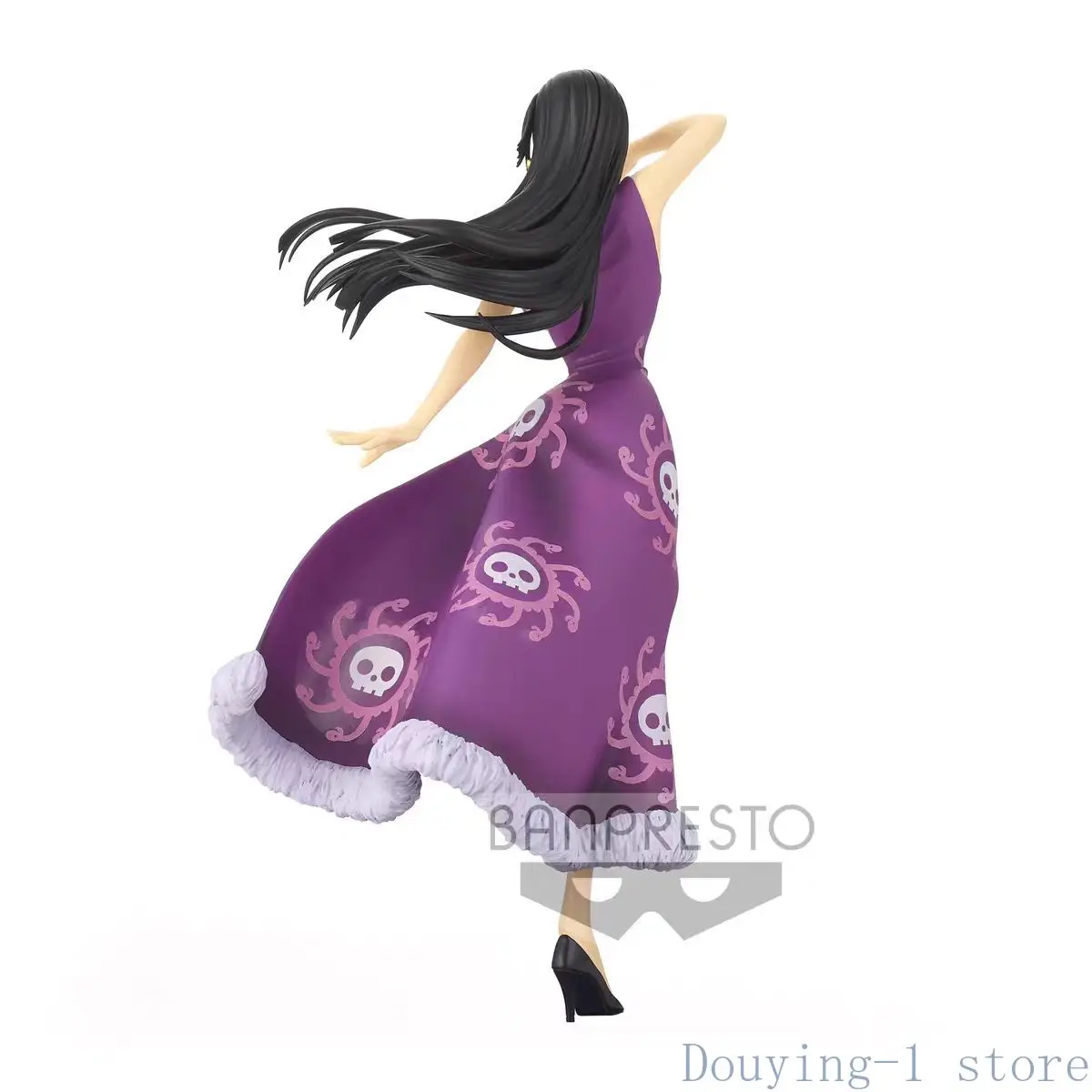 バンダイ本物のワンピースアニメボア・ハンコックアクションフィギュアコレクタブルモデルレディファイト絶妙な人形おもちゃギフト0