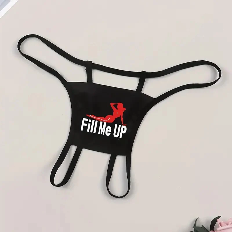 Sexy Women G-string T-back Thongs Female Mid Rise Underwear Mini Bikini Thong Breathable Panties Erotic Underpants Crotchless