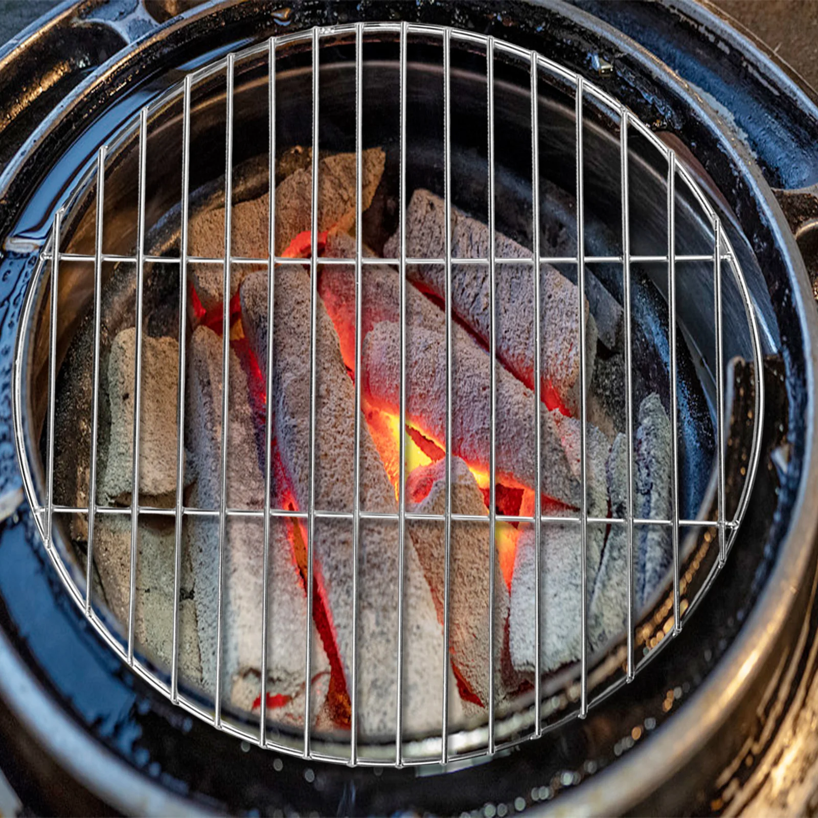 

Сетчатый коврик для гриля для барбекю, 43/45 см, круглая сетка для гриля из нержавеющей стали, сменная сетка для пикника, вечеринки, барбекю, кухонный инструмент для приготовления пищи