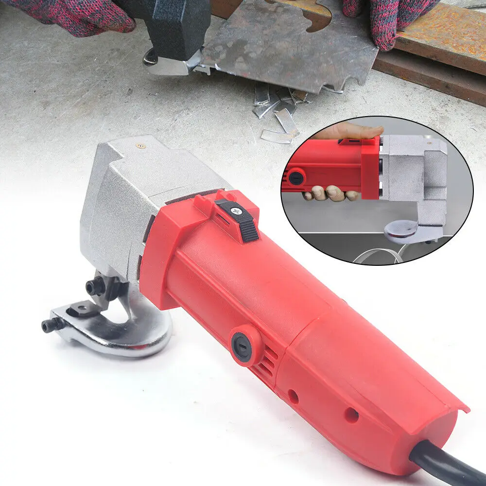 500W Electric Metal Scissors 220V Dust-proof Motor Cutting Thickness 2.5mm for Cutting Sheet