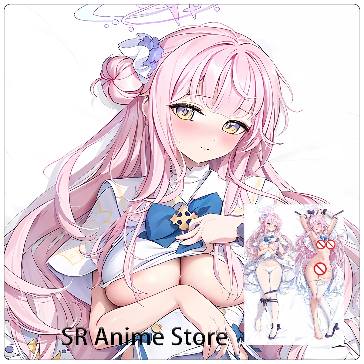 

Голубой архив Mika Misono Dakimakura Anime Otaku Waifu Life обнимающая подушка для тела, подушка, наволочка, постельное белье, подушки, Декор