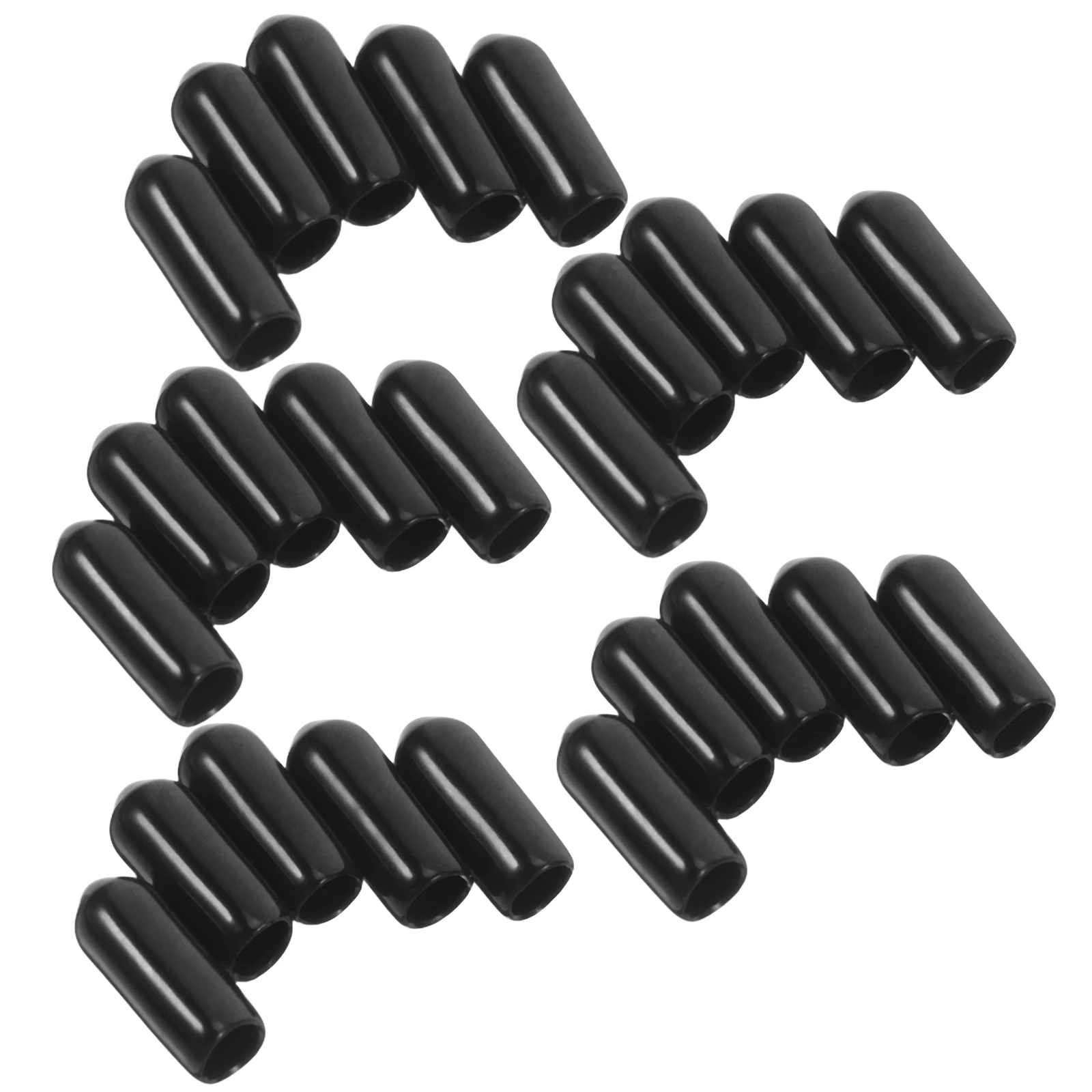 

100 Pcs Screw Protection Insulating Cap Bolt Connector Caps Bolts Covers Ends Pvc of Screws Plugs Flexible