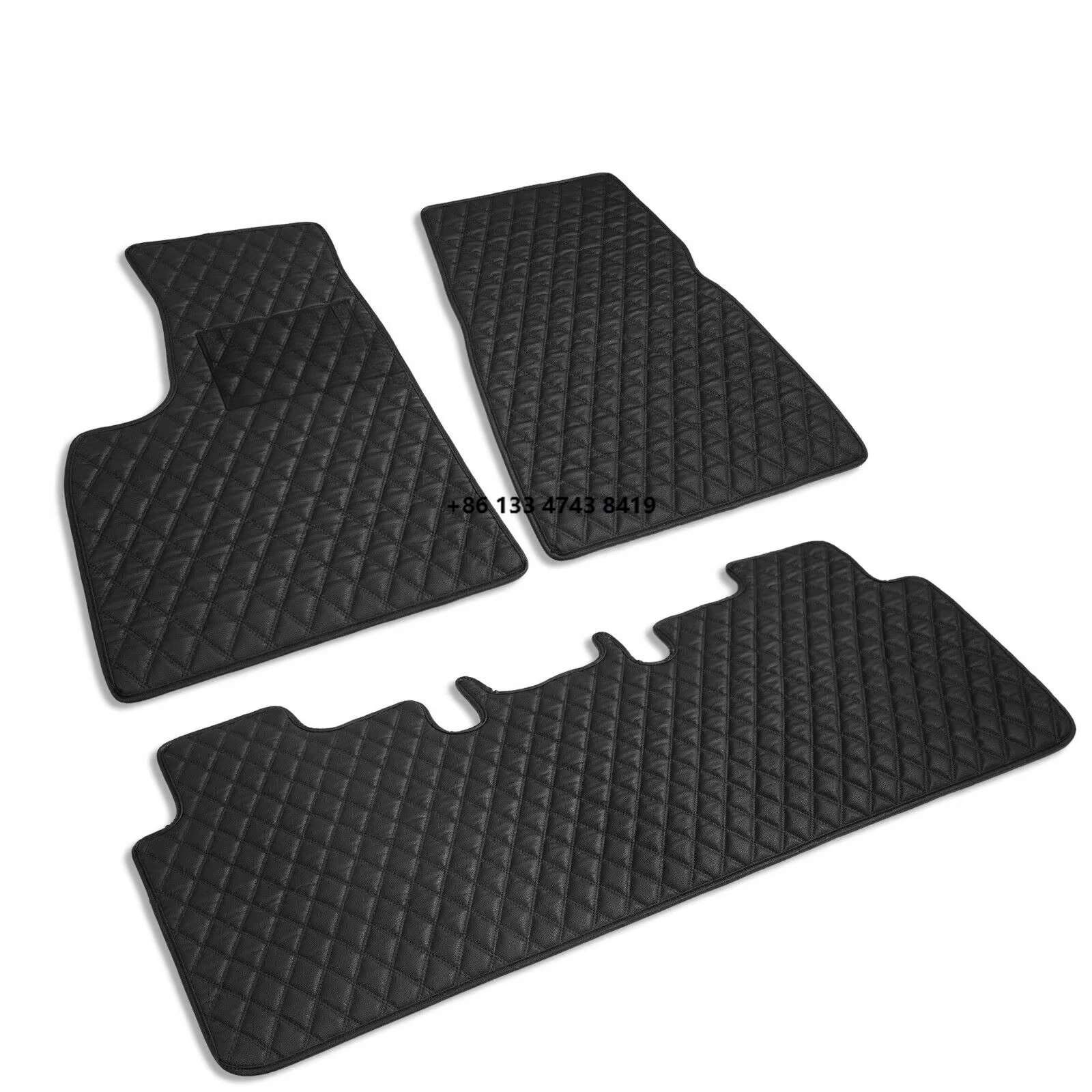 

Custom Universal PVC Floor Car Mats Premium Protection Black 20mm Thick 4-Piece Set for all vehicles