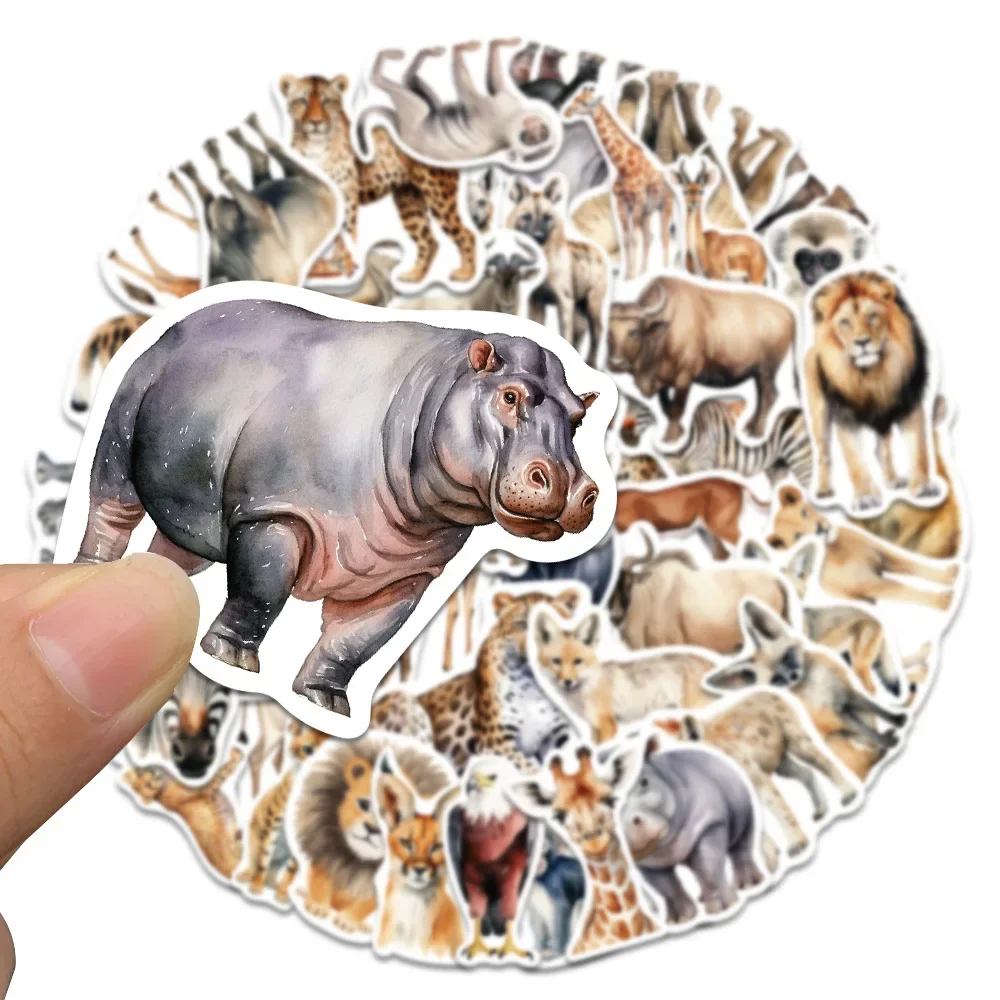 10/30/50 Stuks Afrika Dieren Waterdichte Graffiti Sticker Esthetische Decoratieve Bagage Cup Laptop Telefoon Plakboek Gitaar Stickers