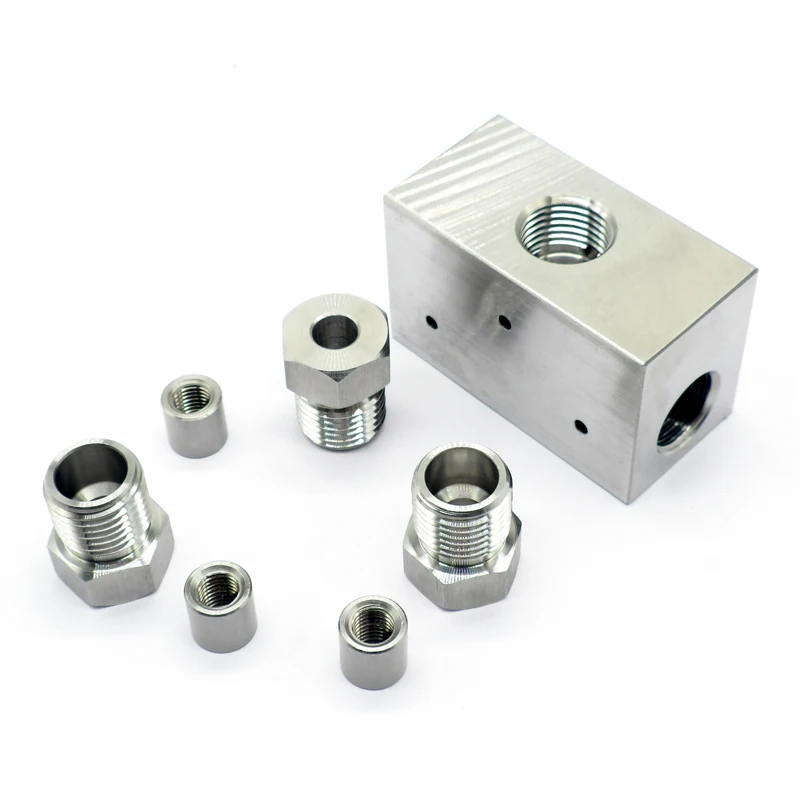 Waterjet Cutting Machine Miscellaneous Fittings & Hand Valves Parts 1/4 & 3/8 & 9/16 Tee A-0776