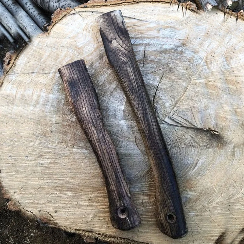 مقبض فأس خشبي الغابة في الهواء الطلق الفأس لتقوم بها بنفسك اكسسوارات الدفاع الشخصي القتالية محاور اليد عرقوب الخشب المروحية الحطب أدوات يدوية #1