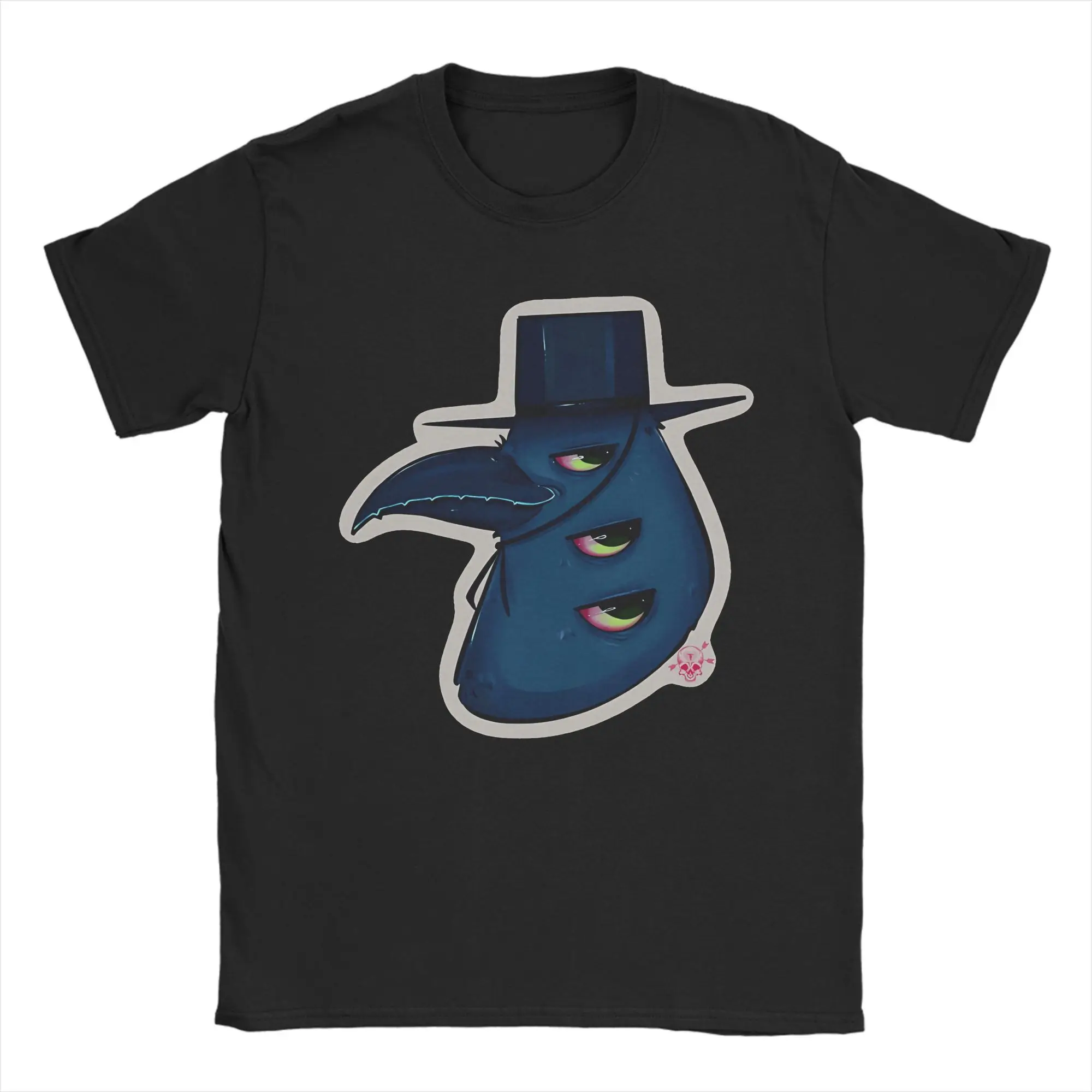 Anime Bird Kpop Demon Hunters Men's T Shirts Casual Tees Short Sleeve Crew Neck T-Shirt 100% Cotton New Arrival Tops