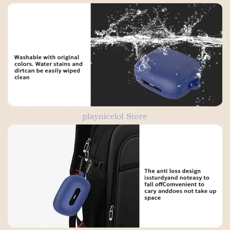 Earphone Protective Cover For Anker C40i Dustproof Shockproof Housing Washable Dustproof Silicone Case Skin