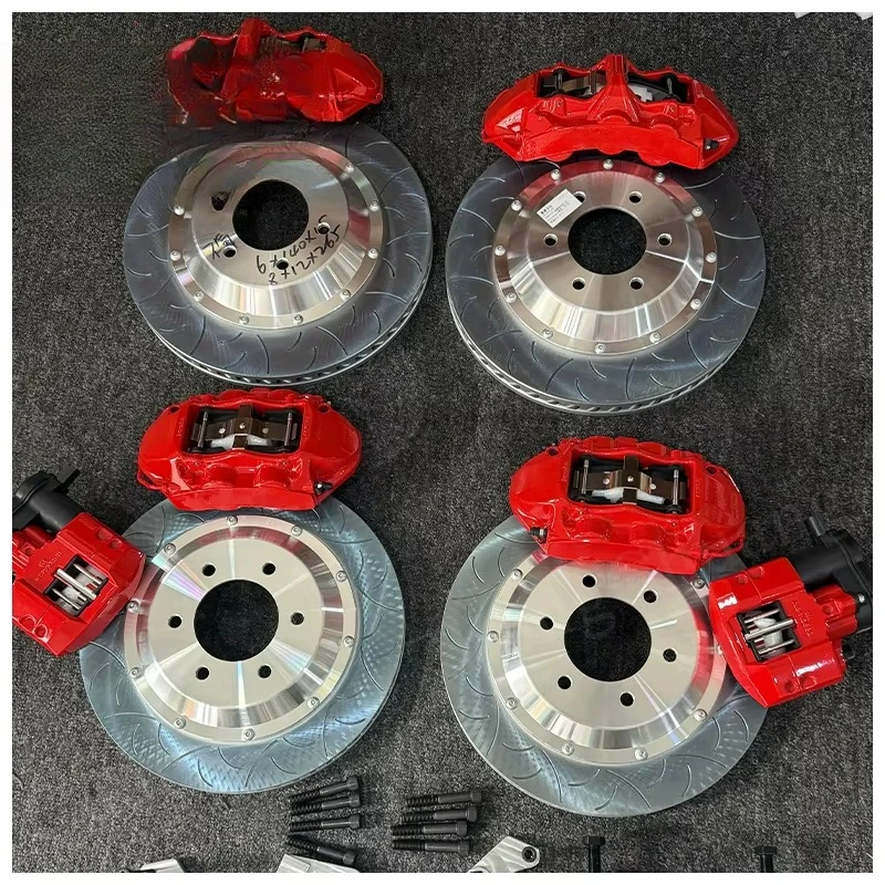 

Big Brake Kit, Front GT6 6 Pistons, Brake Calipers, Rear GT4 4 Pistons with Electric Brake Calipers