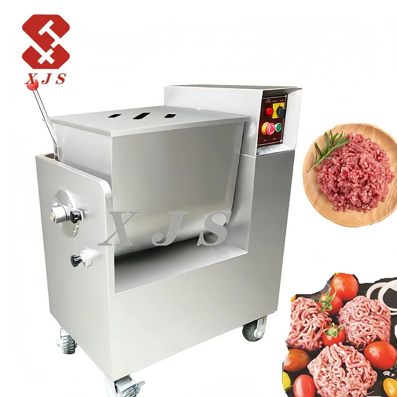 

Hot Selling Steel Meat Mixer and Vegetable Stuffing Blender Cutter and Grinder Machine Sausage Stirring and Mixing Machine