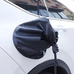 Cubierta protectora de pistolas de carga de coche, cargador de coche eléctrico, funda Oxford impermeable, cubierta de lluvia de nieve para Tesla Model Y para BYD