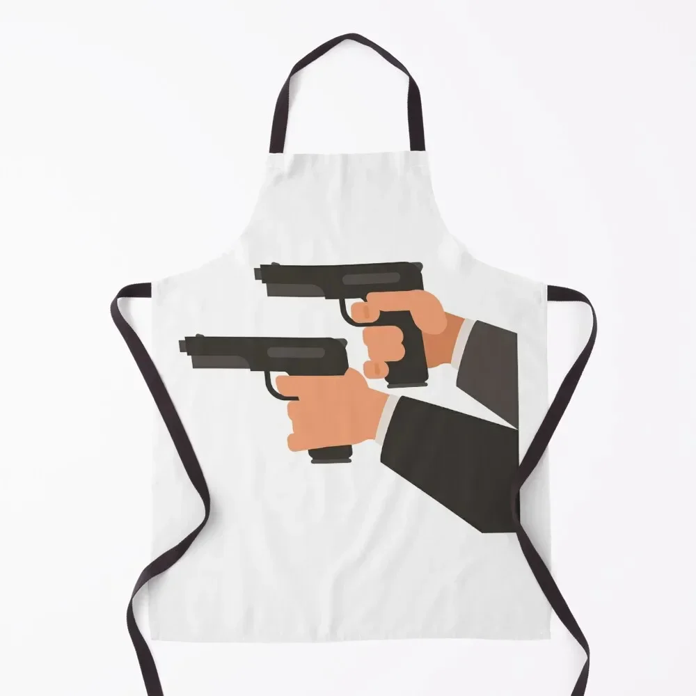 

Hands with guns Apron Kitchen Chef Funny Kitchen And Household Goods Apron
